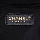 Chanel Chanel Matrasse背包黑金支架女士Lamskin Ruck Day Pack A级使用水池