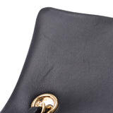 Chanel Chanel Matrasse Backpack Black Gold Bracket Ladies Lamskin Rucks Day Pack A-Rank Used Sinkjo