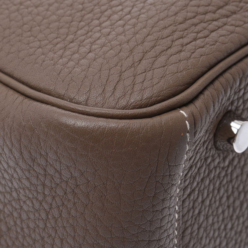 Hermes Hermes Lindy 30 2WAY Bag Ethoup Silver Fittings X Engraving (around 2016) Ladies Triyo Clemance Handbag A-rank used Silgrin