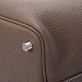 HERMES エルメス ピコタンロック PM エトゥープ シルバー金具 Z刻印(2021年頃) レディース トリヨンクレマンス ハンドバッグ 新品 銀蔵