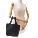 HERMES エルメス ピコタンロック MM 黒 シルバー金具 Y刻印(2020年頃) レディース トリヨンクレマンス ハンドバッグ Aランク 中古 銀蔵