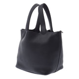 HERMES エルメス ピコタンロック MM 黒 シルバー金具 Y刻印(2020年頃) レディース トリヨンクレマンス ハンドバッグ Aランク 中古 銀蔵