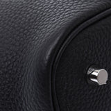 HERMES エルメス ピコタンロック MM 黒 シルバー金具 Y刻印(2020年頃) レディース トリヨンクレマンス ハンドバッグ Aランク 中古 銀蔵