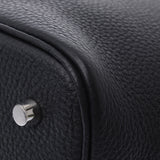 HERMES エルメス ピコタンロック MM 黒 シルバー金具 Y刻印(2020年頃) レディース トリヨンクレマンス ハンドバッグ Aランク 中古 銀蔵