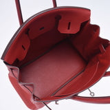 HERMES エルメス バーキン 30 ルージュガランス シルバー金具 A刻印(2020年頃) レディース トゴ ハンドバッグ Aランク 中古 銀蔵