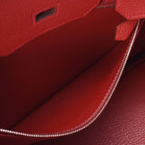HERMES エルメス バーキン 30 ルージュガランス シルバー金具 A刻印(2020年頃) レディース トゴ ハンドバッグ Aランク 中古 銀蔵
