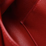 HERMES エルメス バーキン 30 ルージュガランス シルバー金具 A刻印(2020年頃) レディース トゴ ハンドバッグ Aランク 中古 銀蔵