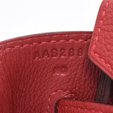 HERMES エルメス バーキン 30 ルージュガランス シルバー金具 A刻印(2020年頃) レディース トゴ ハンドバッグ Aランク 中古 銀蔵