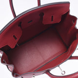 HERMES エルメス バーキン 25 ルージュグレナ シルバー金具 X刻印(2016年頃) レディース トゴ ハンドバッグ Aランク 中古 銀蔵