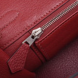 HERMES エルメス バーキン 25 ルージュグレナ シルバー金具 X刻印(2016年頃) レディース トゴ ハンドバッグ Aランク 中古 銀蔵