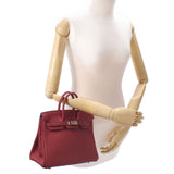 HERMES エルメス バーキン 25 ルージュグレナ シルバー金具 X刻印(2016年頃) レディース トゴ ハンドバッグ Aランク 中古 銀蔵