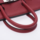 HERMES エルメス バーキン 25 ルージュグレナ シルバー金具 X刻印(2016年頃) レディース トゴ ハンドバッグ Aランク 中古 銀蔵