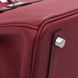 HERMES エルメス バーキン 25 ルージュグレナ シルバー金具 X刻印(2016年頃) レディース トゴ ハンドバッグ Aランク 中古 銀蔵