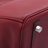 HERMES エルメス バーキン 25 ルージュグレナ シルバー金具 X刻印(2016年頃) レディース トゴ ハンドバッグ Aランク 中古 銀蔵