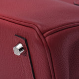 HERMES エルメス バーキン 25 ルージュグレナ シルバー金具 X刻印(2016年頃) レディース トゴ ハンドバッグ Aランク 中古 銀蔵