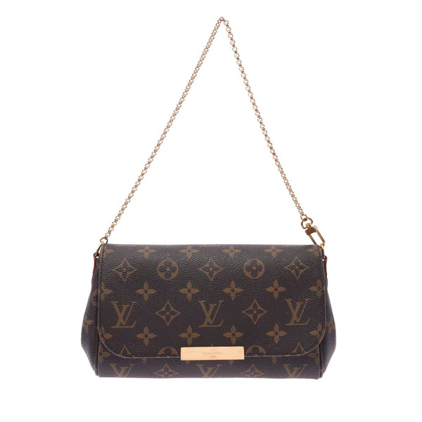 LOUIS VUITTON ルイヴィトン モノグラム フェイボリットPM 2WAY ブラウン M40717 レディース モノグラムキャンバス ショルダーバッグ ABランク 中古 銀蔵