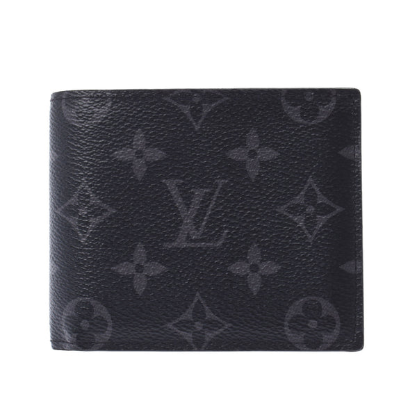 LOUIS VUITTON ルイヴィトン モノグラム エクリプス ポルトフォイユ マルコ NM 黒 M62545 メンズ モノグラムエクリプスキャンバス 二つ折り財布 ABランク 中古 銀蔵