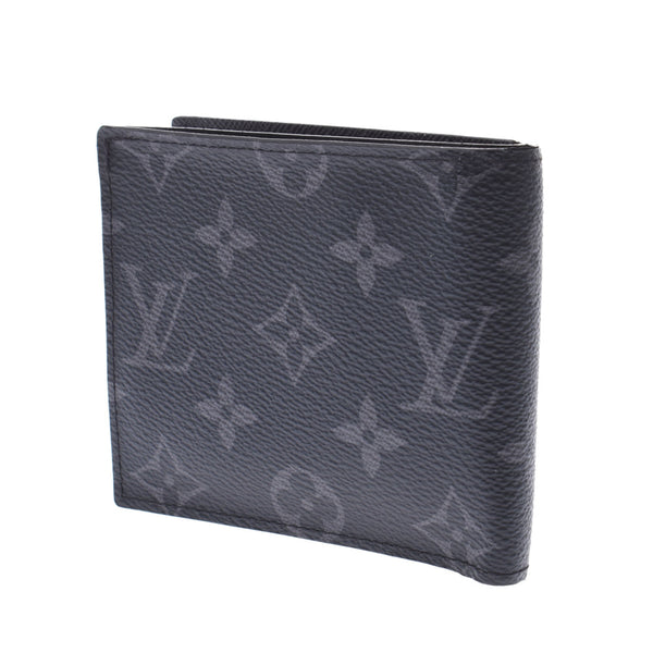 LOUIS VUITTON ルイヴィトン モノグラム エクリプス ポルトフォイユ マルコ NM 黒 M62545 メンズ モノグラムエクリプスキャンバス 二つ折り財布 ABランク 中古 銀蔵