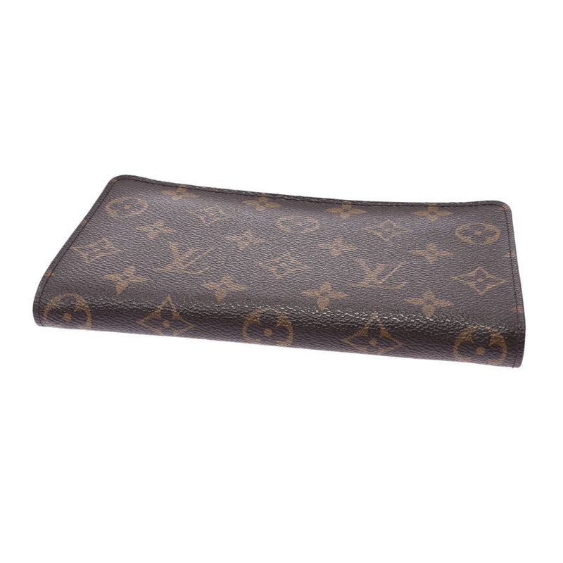 Louis Vuitton Monogram Porte Monet zip brown m61727 Unisex Monogram canvas Wallet Purse NEW