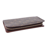 Louis Vuitton Monogram Porte Monet zip brown m61727 Unisex Monogram canvas Wallet Purse NEW