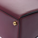 Cartier Cartier Mast Bordeaux Women's Curf Handbags A Rank Used Silgrin