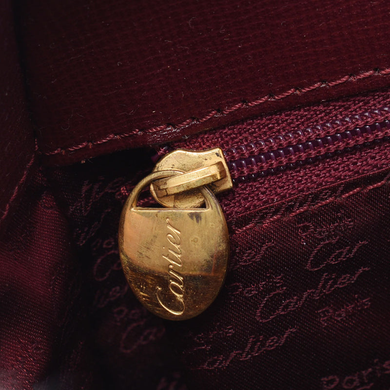 Cartier mast back pack Bordeaux ladies calf Backpack