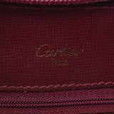 Cartier mast back pack Bordeaux ladies calf Backpack
