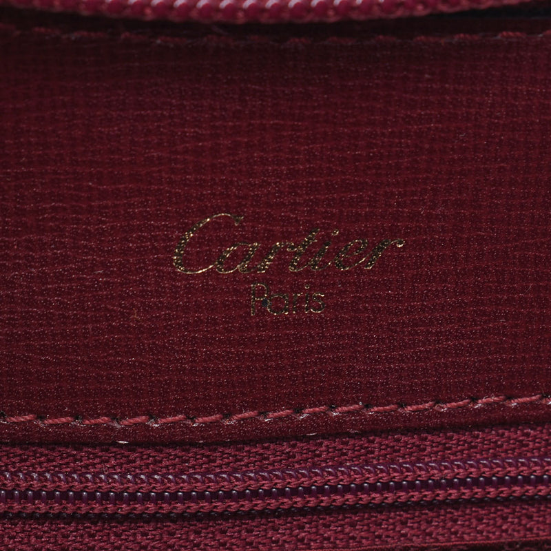 Cartier mast back pack Bordeaux ladies calf Backpack