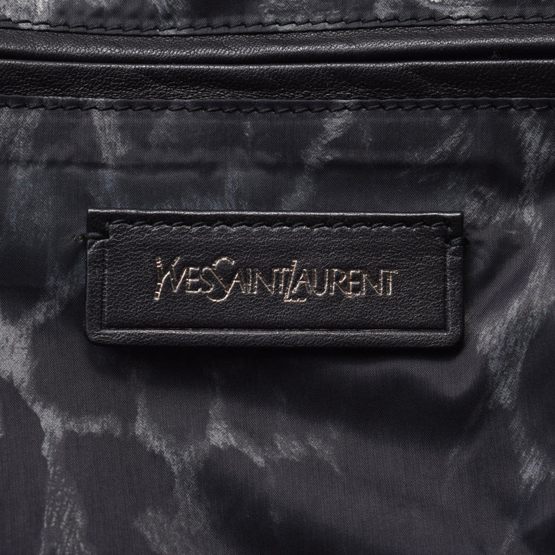 Yves Saint Laurent Eve sunlaurent easy Leopard Black Ladies nylon handbag a