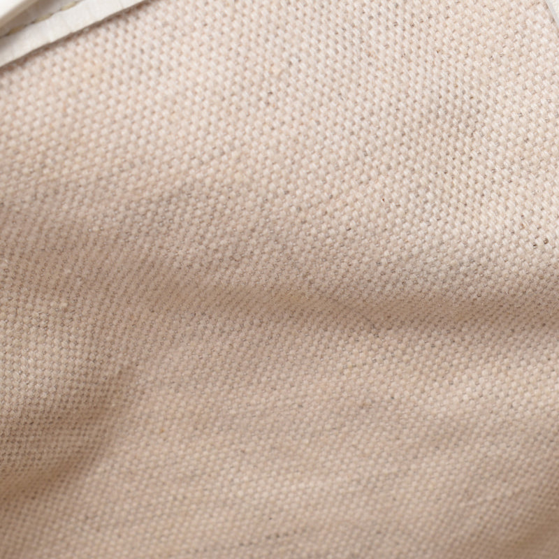 Goyard的戈亚尔圣雷PM白色中性PVC /皮革手提包B等级使用Sinkjo