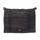 HERMES エルメス エールライン バサスMM グレー ユニセックス キャンバス ショルダーバッグ ABランク 中古 銀蔵