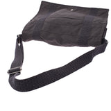 HERMES エルメス エールライン バサスMM グレー ユニセックス キャンバス ショルダーバッグ ABランク 中古 銀蔵