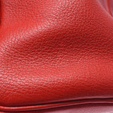 HERMES エルメス ヴィクトリア 35 ルージュ シルバー金具 R刻印(2014年頃) ユニセックス トリヨンクレマンス ハンドバッグ Aランク 中古 銀蔵