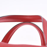 HERMES エルメス ヴィクトリア 35 ルージュ シルバー金具 R刻印(2014年頃) ユニセックス トリヨンクレマンス ハンドバッグ Aランク 中古 銀蔵