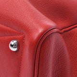 HERMES エルメス ヴィクトリア 35 ルージュ シルバー金具 R刻印(2014年頃) ユニセックス トリヨンクレマンス ハンドバッグ Aランク 中古 銀蔵