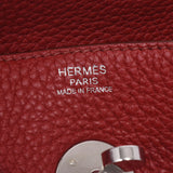 HERMES エルメス リンディ30 2WAYバッグ ルージュガランス シルバー金具 □O刻印(2011年頃)  レディース トリヨンクレマンス ハンドバッグ Bランク 中古 銀蔵