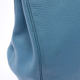 HERMES エルメス バーキン 35 ブルージーン シルバー金具 □I刻印(2005年頃) ユニセックス トゴ ハンドバッグ Bランク 中古 銀蔵