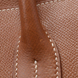 HERMES エルメス バーキン 35 ゴールド ゴールド金具 □A刻印(1997年頃) ユニセックス クシュベル ハンドバッグ ABランク 中古 銀蔵