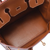 HERMES エルメス バーキン 35 ゴールド ゴールド金具 □A刻印(1997年頃) ユニセックス クシュベル ハンドバッグ ABランク 中古 銀蔵