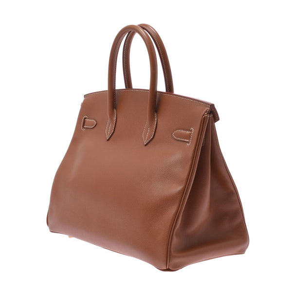 Hermes Birkin bag 35K gold hardware gold plated silver hardware