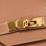 HERMES エルメス バーキン 35 ナチュラル ゴールド金具 □C刻印(1999年頃) ユニセックス クシュベル ハンドバッグ Bランク 中古 銀蔵