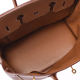 HERMES エルメス バーキン 35 ナチュラル ゴールド金具 □C刻印(1999年頃) ユニセックス クシュベル ハンドバッグ Bランク 中古 銀蔵