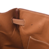 HERMES エルメス バーキン 35 ナチュラル ゴールド金具 □C刻印(1999年頃) ユニセックス クシュベル ハンドバッグ Bランク 中古 銀蔵