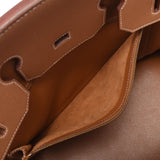 HERMES エルメス バーキン 35 ナチュラル ゴールド金具 □C刻印(1999年頃) ユニセックス クシュベル ハンドバッグ Bランク 中古 銀蔵