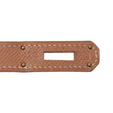 HERMES エルメス バーキン 35 ナチュラル ゴールド金具 □C刻印(1999年頃) ユニセックス クシュベル ハンドバッグ Bランク 中古 銀蔵