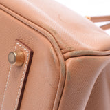 HERMES エルメス バーキン 35 ナチュラル ゴールド金具 □C刻印(1999年頃) ユニセックス クシュベル ハンドバッグ Bランク 中古 銀蔵