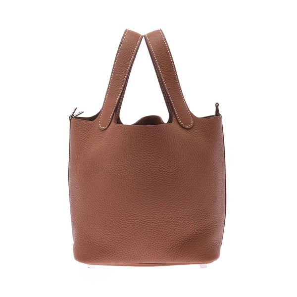 Hermes Picotin lock PM gold silver hardware Z