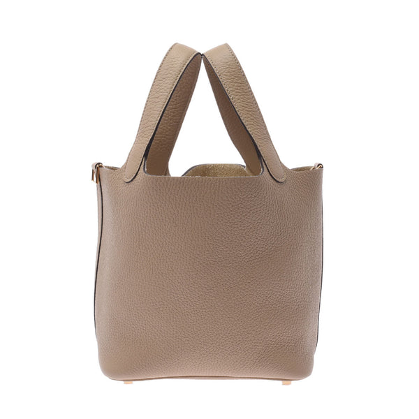 Hermes Picotin lock PM trench gold studs bag