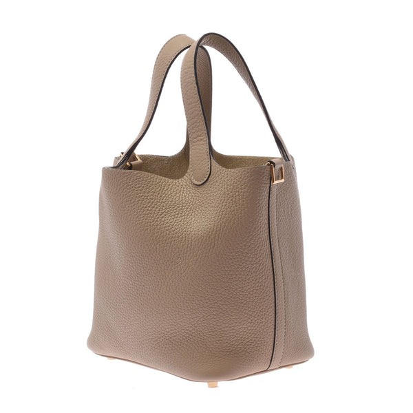 Hermes Picotin lock PM trench gold studs bag