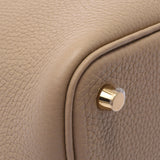 Hermes Hermes Picon Lock PM沟槽金支架Z刻（2021左右）女士Triyo钢铁手提包新水池